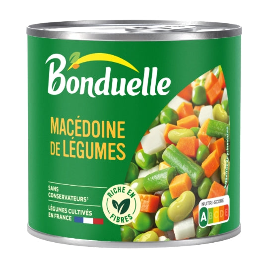 Bonduelle Macédoine de légumes à l'eau boîte 1/2 265 g