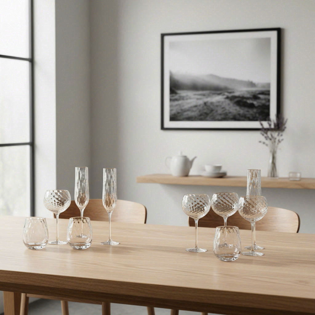 BJÖRN Set de verres complet STEN - 24 pièces