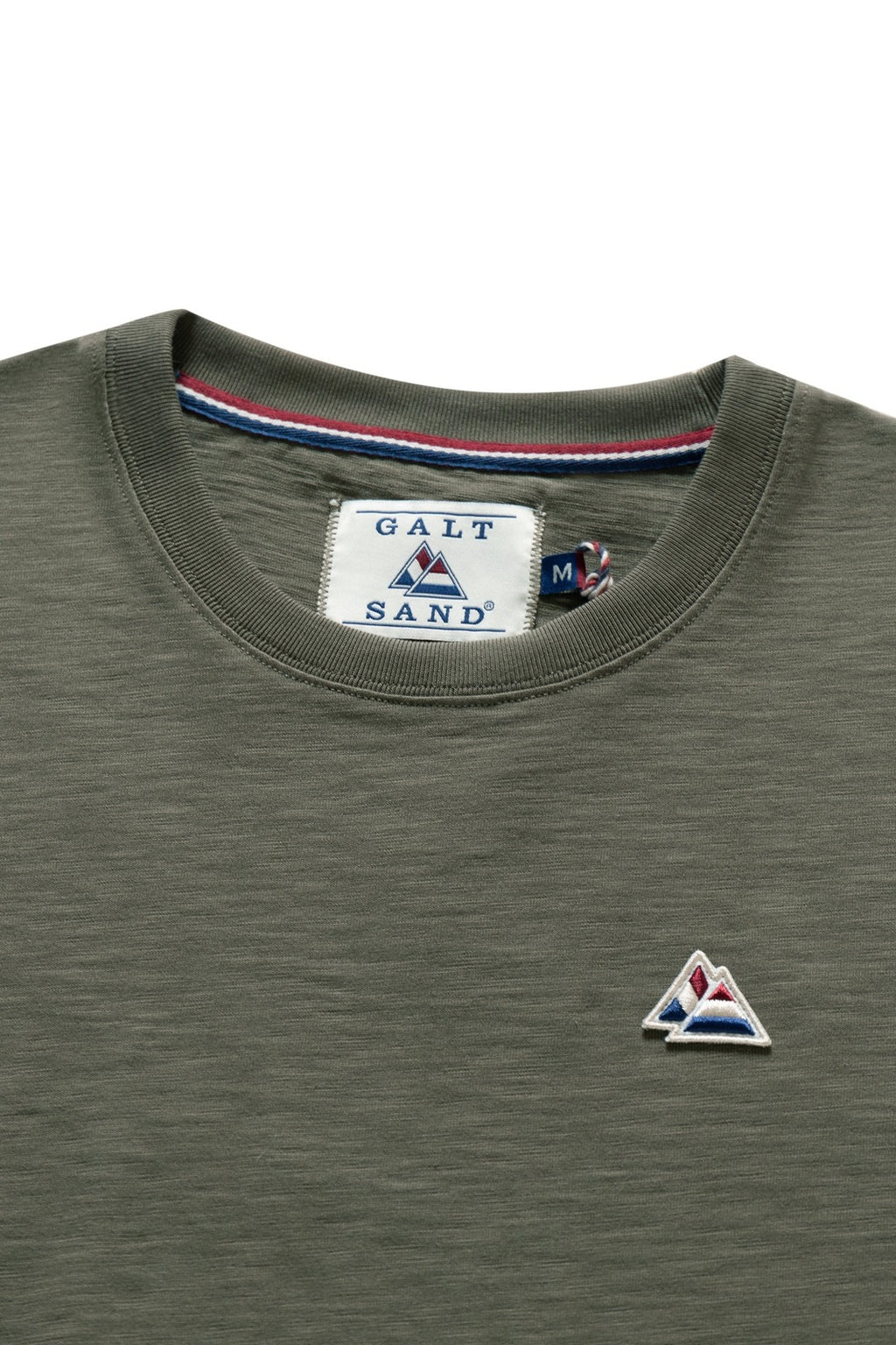 Galtsand T-shirt en jersey flammé Kaki L