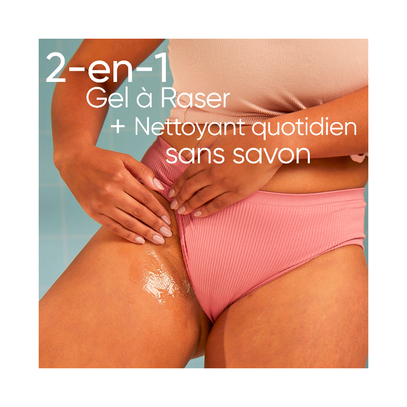 Gel & Nettoyant de Rasage SATIN CARE à la Figue 190 ml