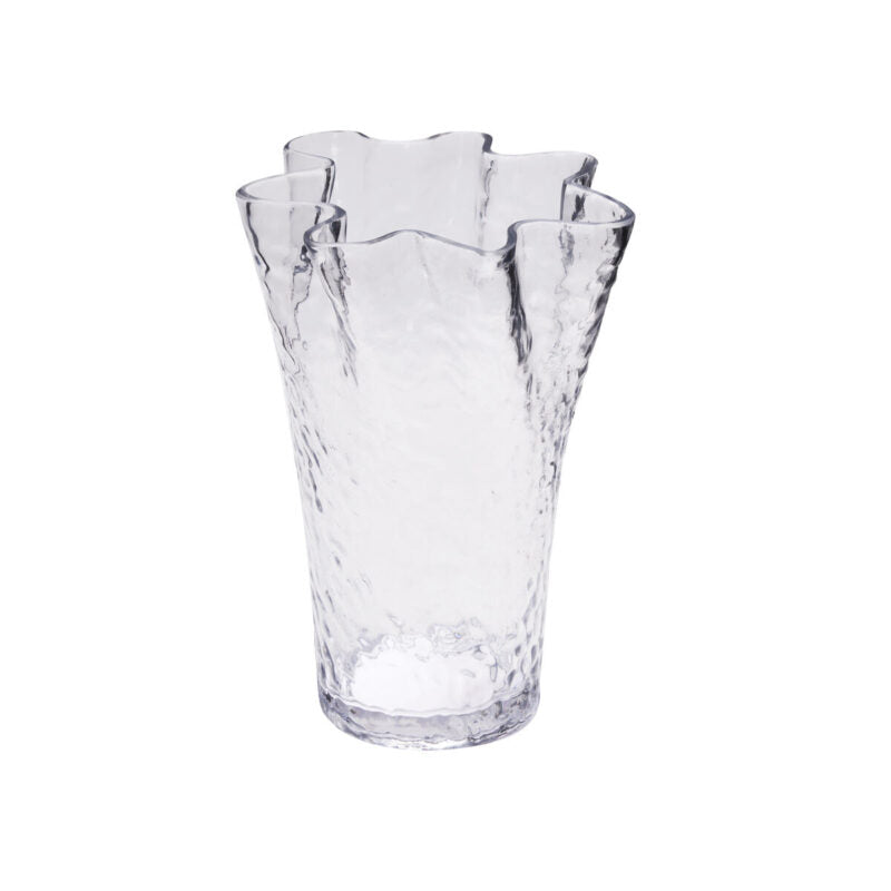 Hübsch Vase à volants Transparent