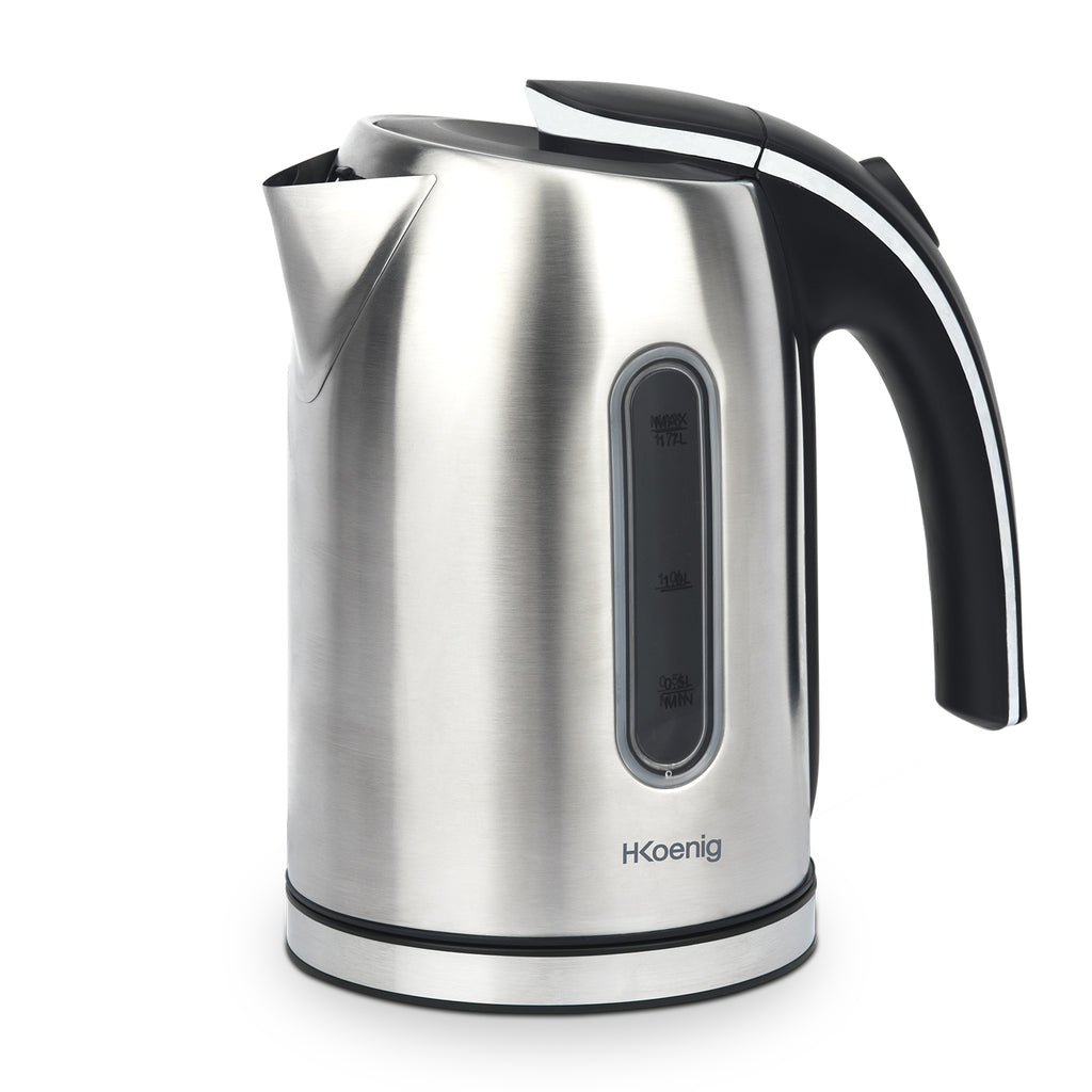 H.KOENIG BO17 Bouilloire Electrique sans Fil 2200 W 1,7 Litres Inox