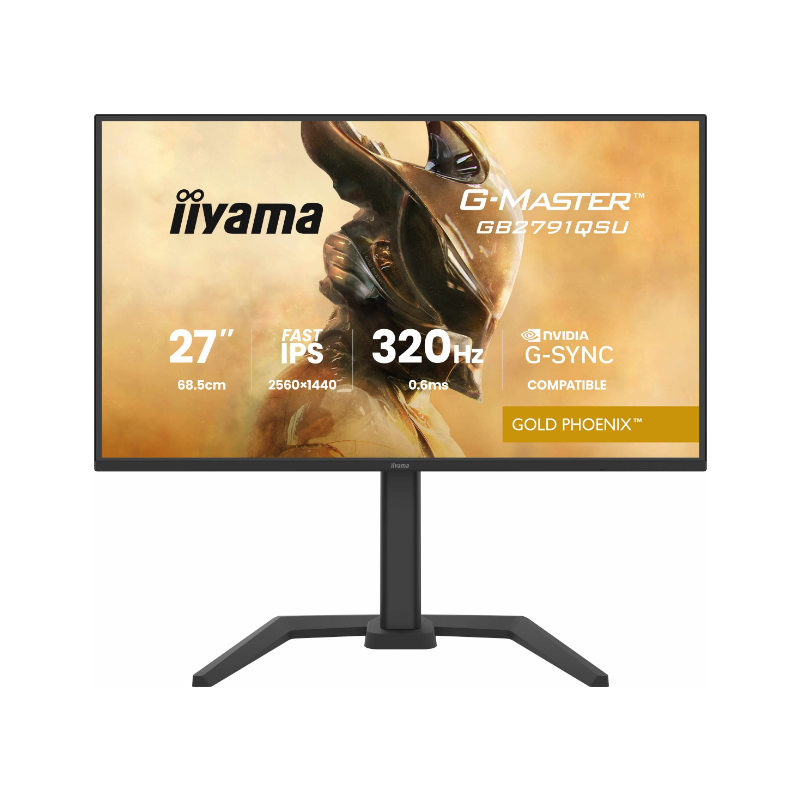 iiyama G-Master Gold Phoenix GB2791QSU-B1 Moniteur d'ordinateur 68,6 cm 2560 x 1440 pixels Wide Quad HD Noir