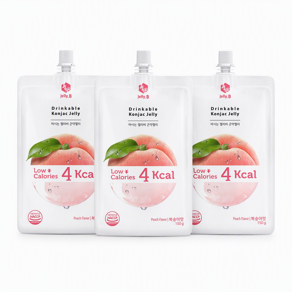Jelly B Gelée Konjac au litchi - 150 ml (Lot de 3)