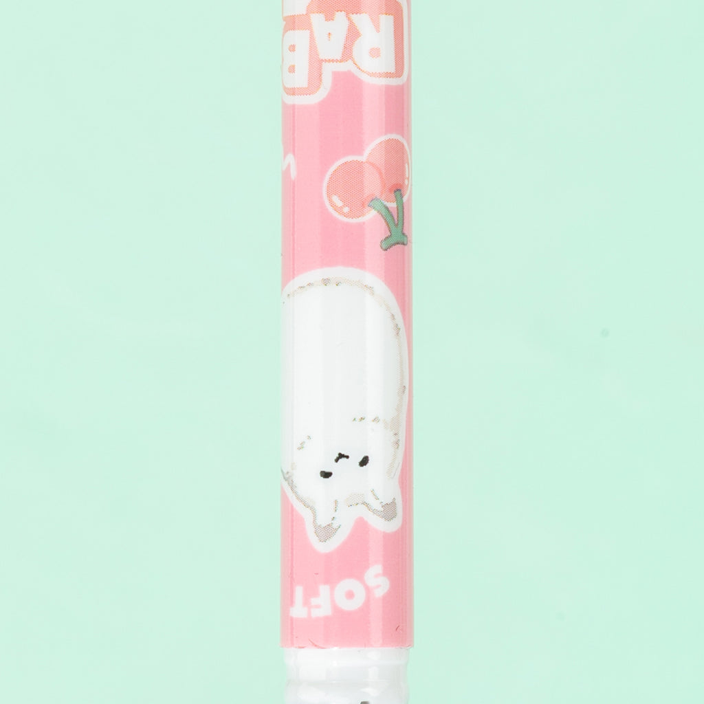 M&G Lot de 6 stylos gel effaçables à encre noire, pointe fine 0,7 mm et motif mignon d’animaux