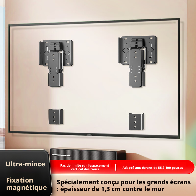 CNTSLNB+ Support Mural TV + Support TV Fixe + 32-100 pouces