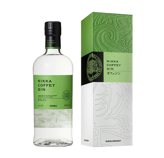 NIKKA - Coffey Gin, avec étui - Gin - Notes d'agrumes - Origine : Japon - 47% Alcool - 70 cl