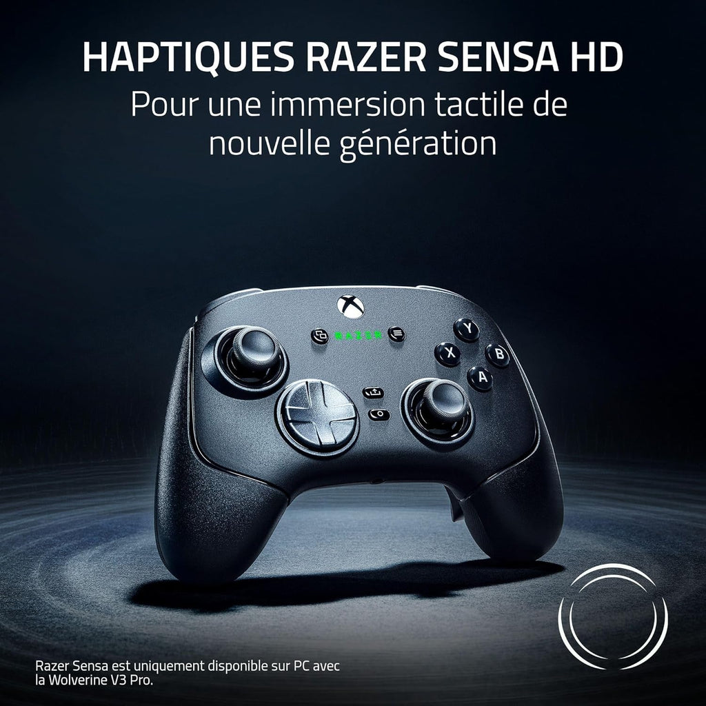 Razer Wolverine V3 Pro Manette eSport sans fil - Xbox & PC - Blanc