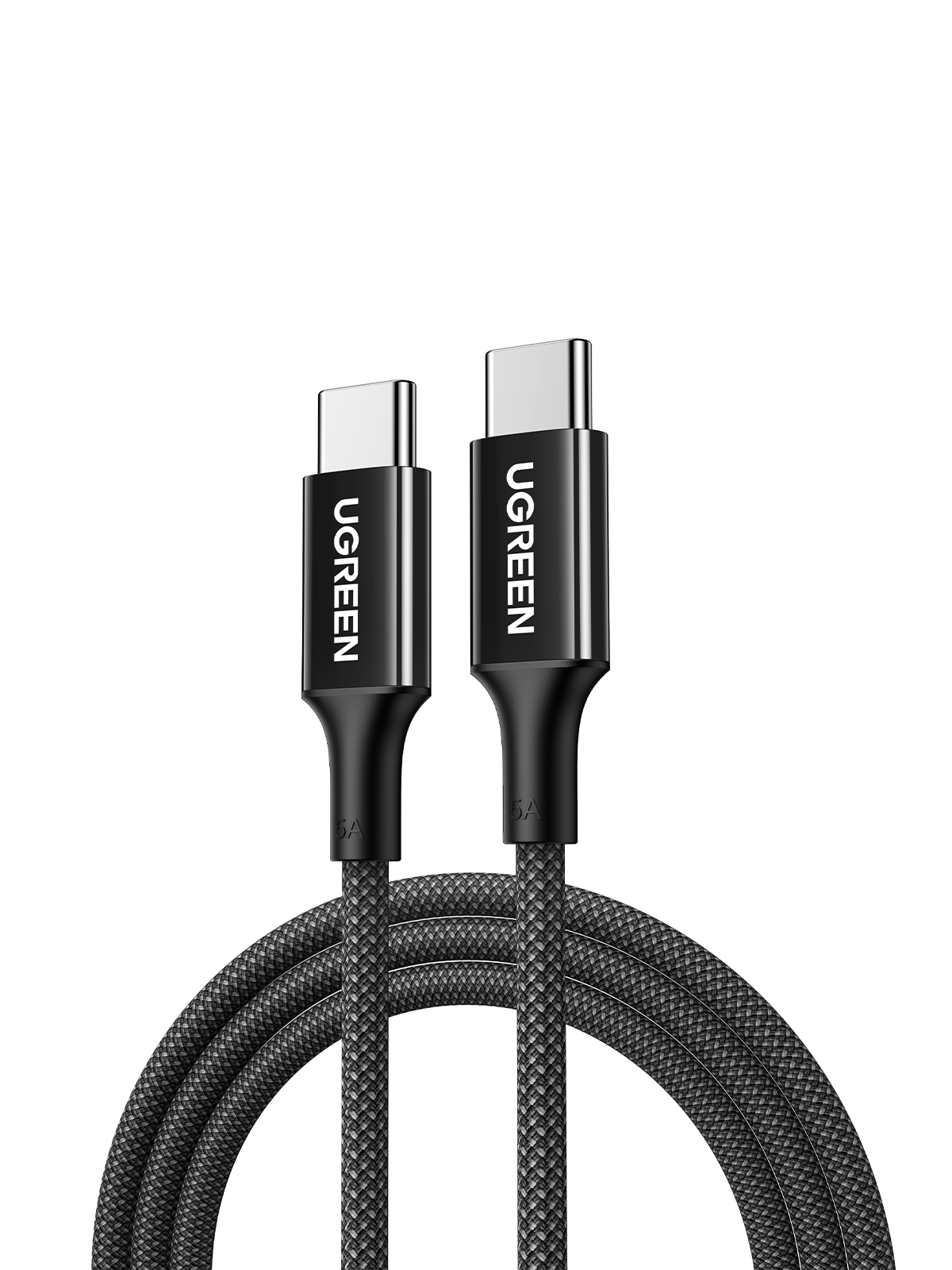 UGREEN Câble tressé USB 2.0 100 W noir 2 m