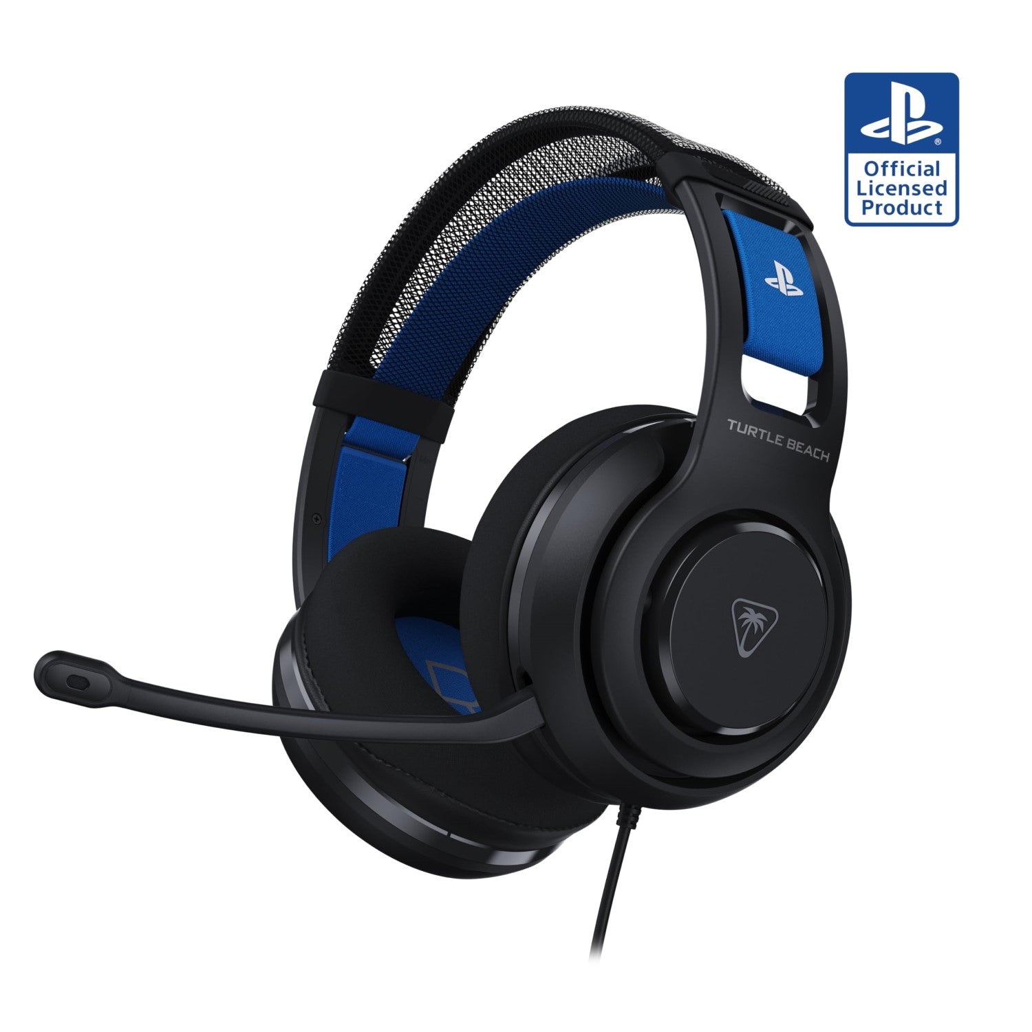 Turtle Beach Atlas 200 Playstation Casque Gaming Filaire (Prise Jack 3,5 mm) - Micro Flip-to-Mute - PS5 & PS4 - Noir