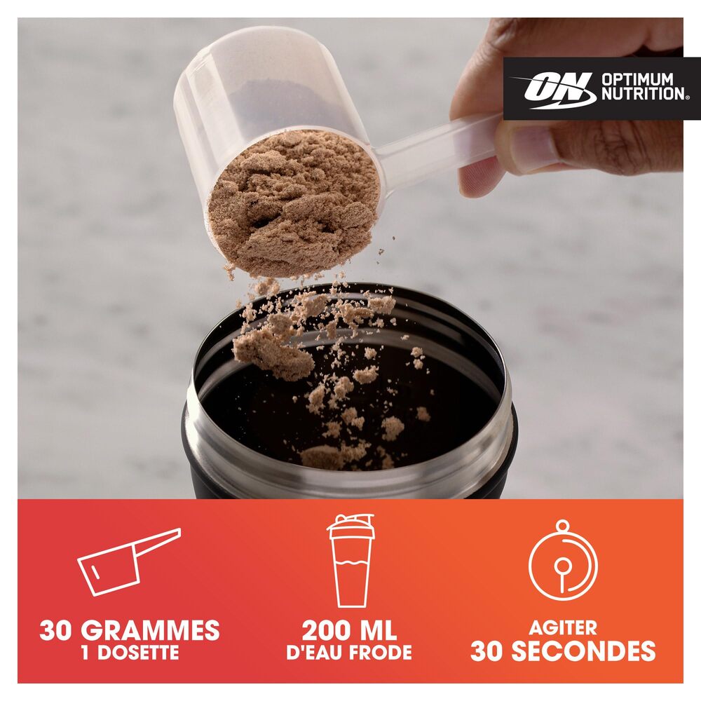Optimum Nutrition Gold Standard 100% Whey Protein, Fraise délicieuse 450 g (15 portions)