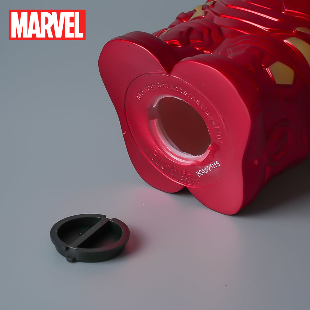 Tirelire Marvel Iron Man Officielle 3D en PVC Étanche et Anti‑Chocs – Figurine Décorative de Collection, Boîte à Monnaie, Organiseur de Bureau, Idée Cadeau
