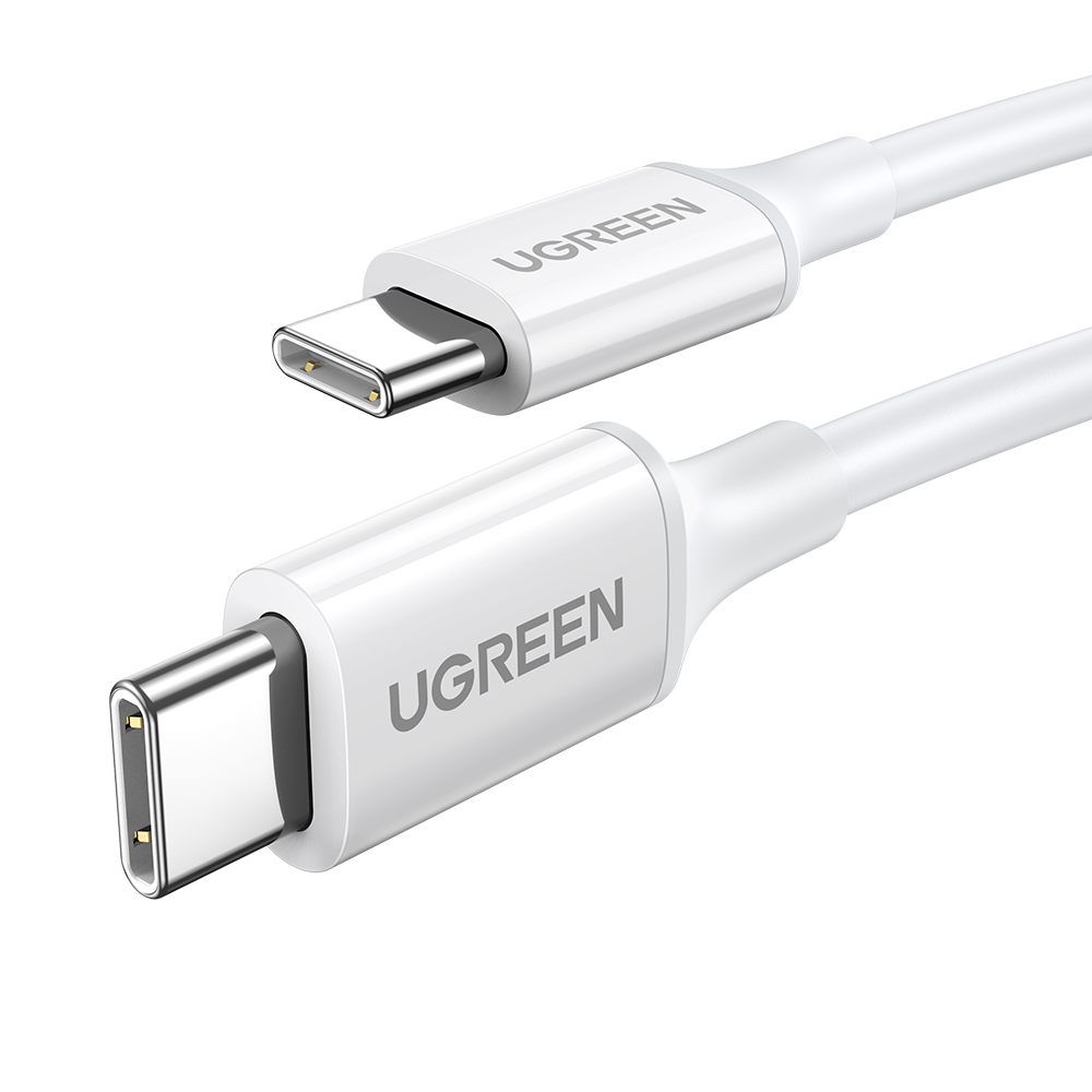 UGREEN Câble USB 2.0 Type C M-M nickel ABS blanc - 1 m