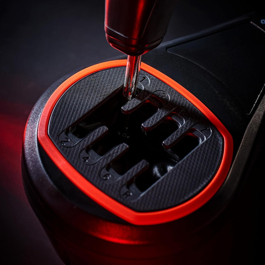 Thrustmaster TH8S Shifter Add-On Levier de vitesse pour PC/consoles - Noir et rouge