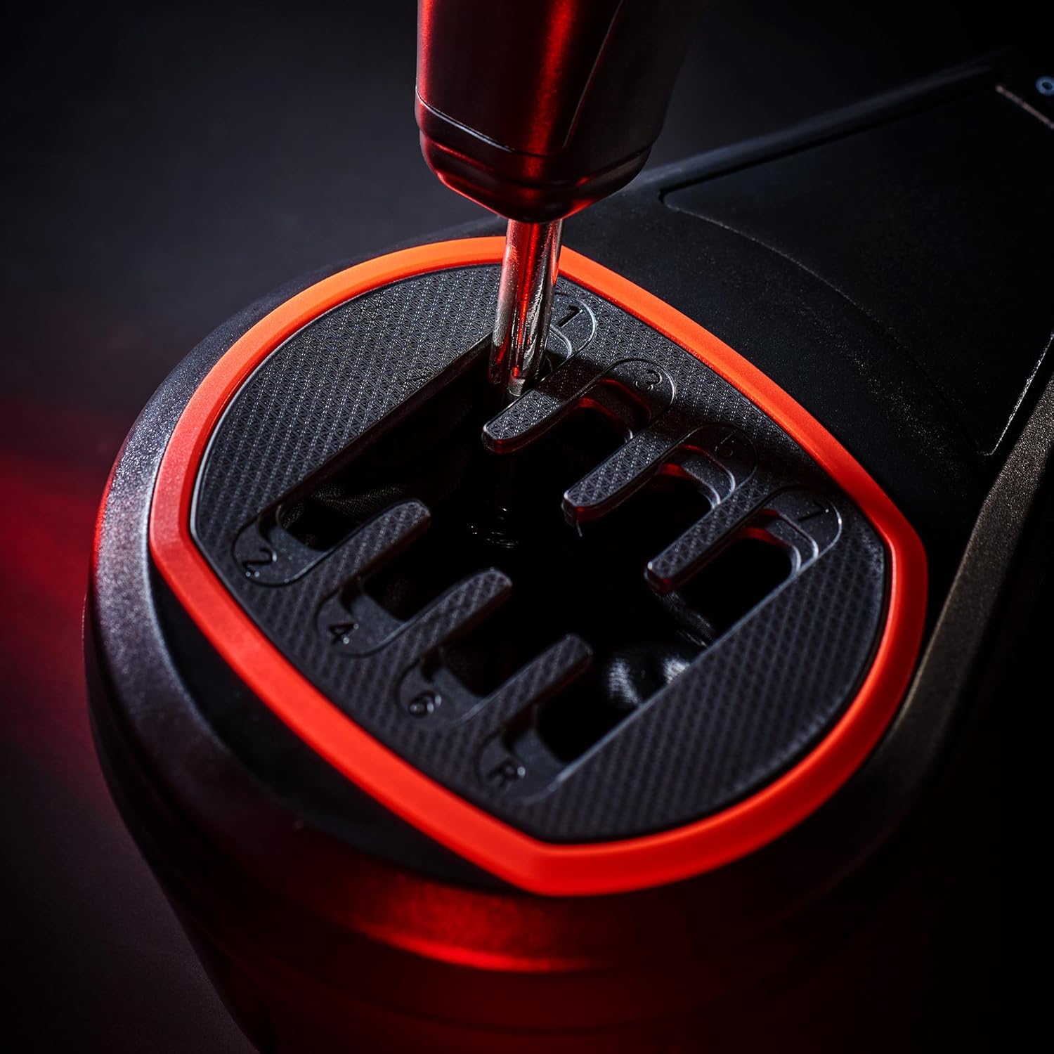 Thrustmaster TH8S Shifter Add-On Levier de vitesse pour PC/consoles - Noir et rouge