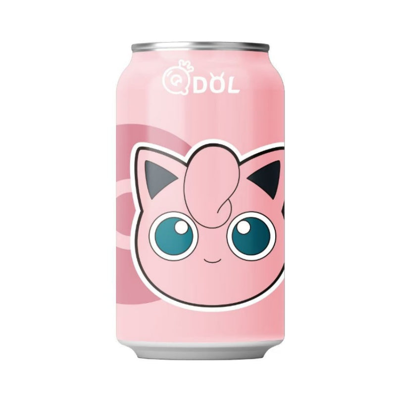 QDOL Eau pétillante Pokémon saveur pêche blanche 24 x 330 ml