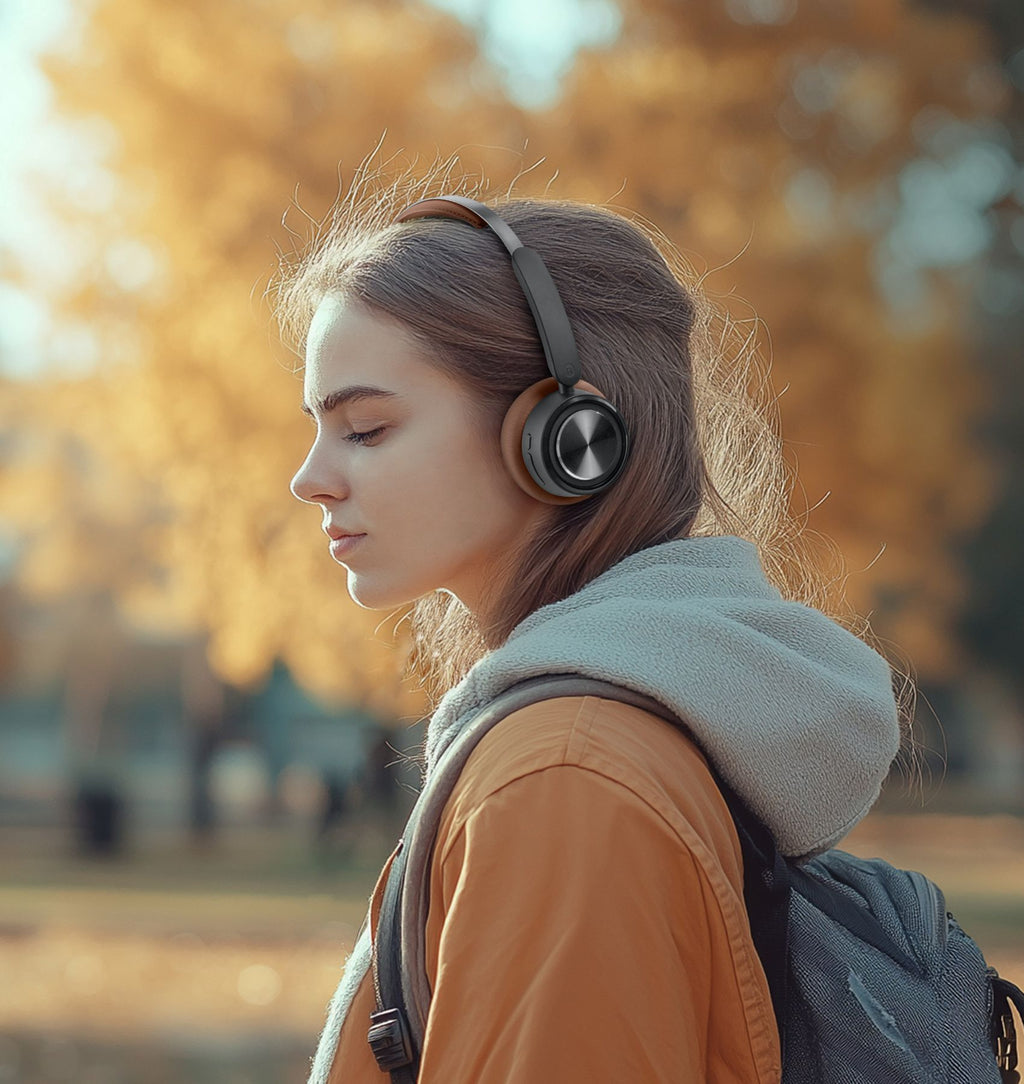 Muse Casque Bluetooth stéréo - Marron M-271DB