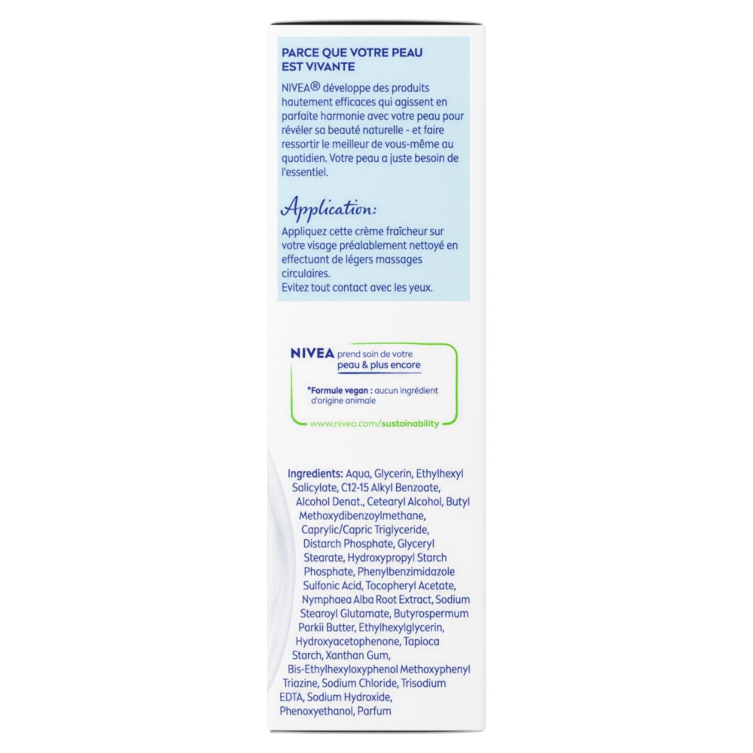 NIVEA Essentiels Soin Jour 24H Hydratant FPS15 Peaux Sèches 50 ml