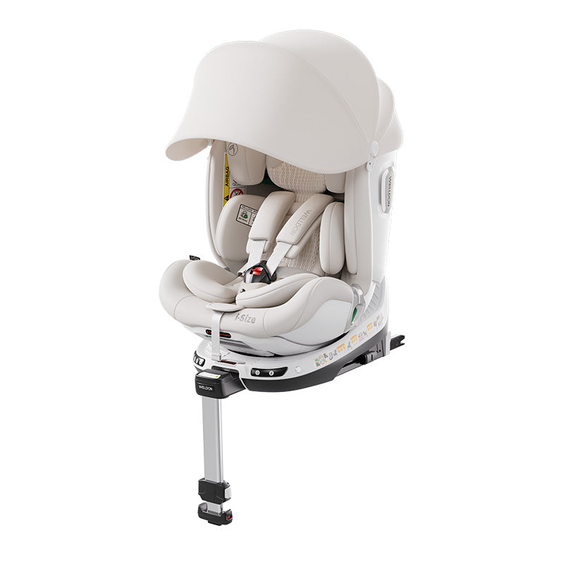 WELLDON Smart Rotate 2 Pro Ivory WELLDON 0-7 ans i-Size siège de sécurité intelligent Smart Rotate 2 Pro blanc ivoire