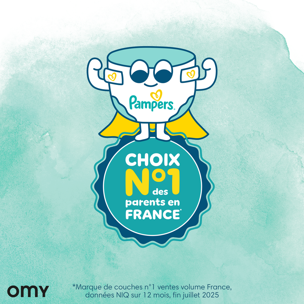Pampers Harmonie Couches Édition Limitée, Taille 3, 102 Couches, 6-10kg, Conçues Pour Les Peaux Les Plus Sensibles, Maxi Economy Pack