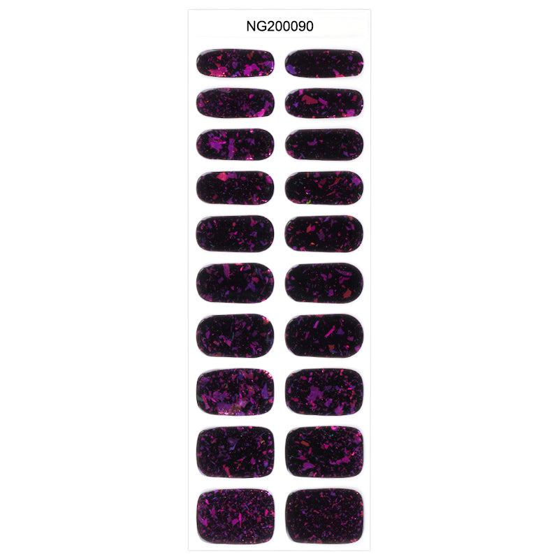 MeoMagic 14-42 Autocollants gels pour ongles - 20 pièces