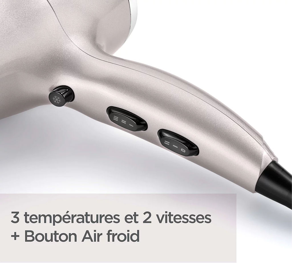 BaByliss D781E Sèche-cheveux 2300 W Mauve lustré Rose