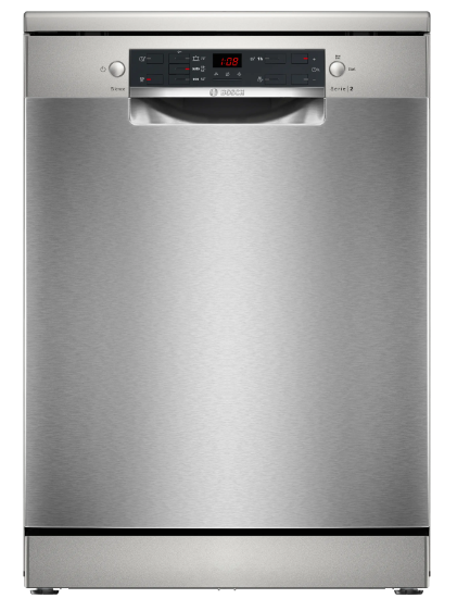 Bosch SMS25GI09F Lave-vaisselle pose libre 60 cm Classe E acier brossé - 12 couverts