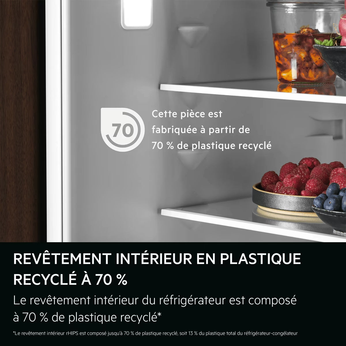 AEG NSC6M18FES Réfrigérateur-congélateur combiné encastrable - 249 L - TwinTech No Frost - Blanc - Classe E