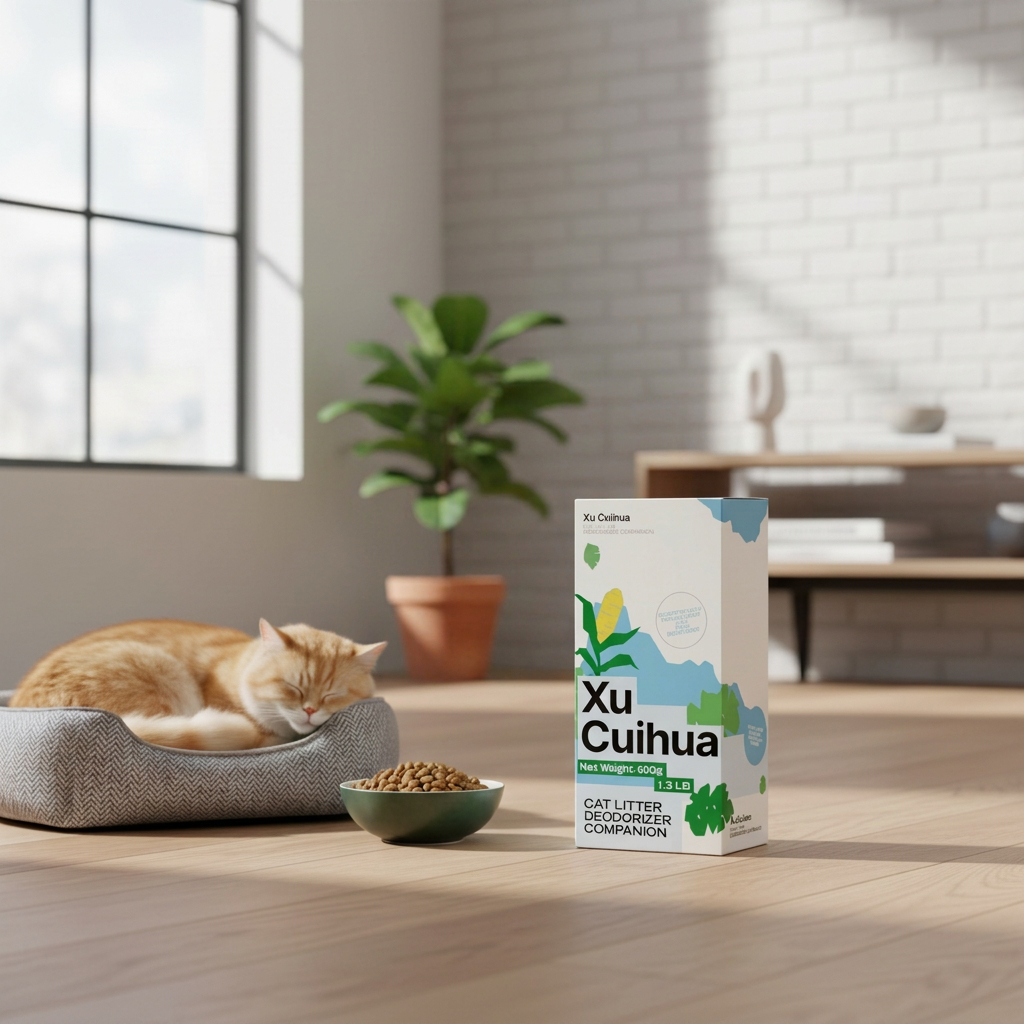 Xu Cuihua Désodorisant pour litière de chat 600 g x 1