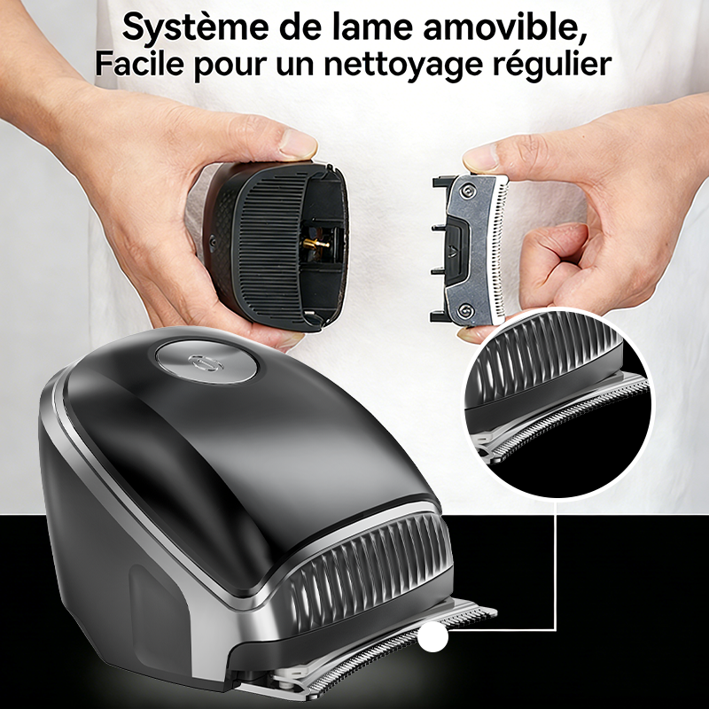 Komingdon Tondeuse à cheveux sans fil rechargeable - Tondeuse pour homme à coupe autonome avec coupe précise, nettoyage facile et longue autonomie de la batterie