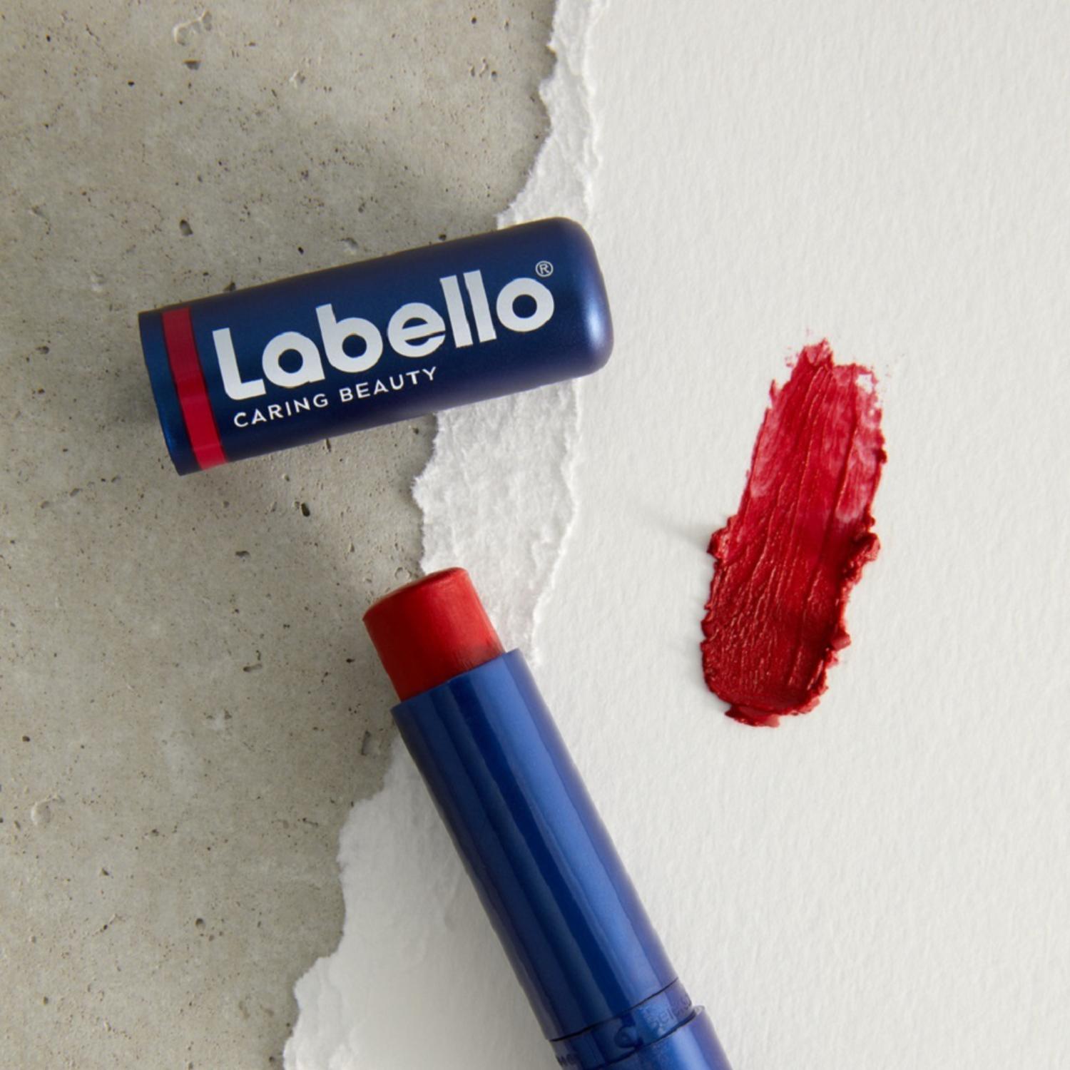 Labello Lèvres Stick Baume à Lèvres Caring Beauty Rouge FPS30