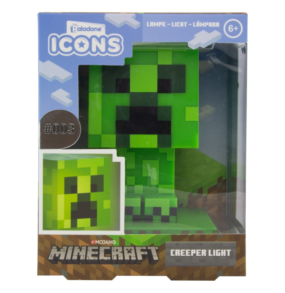 MINECRAFT Lampe Icon Creeper - sous licence officielle - Fonctionne avec piles