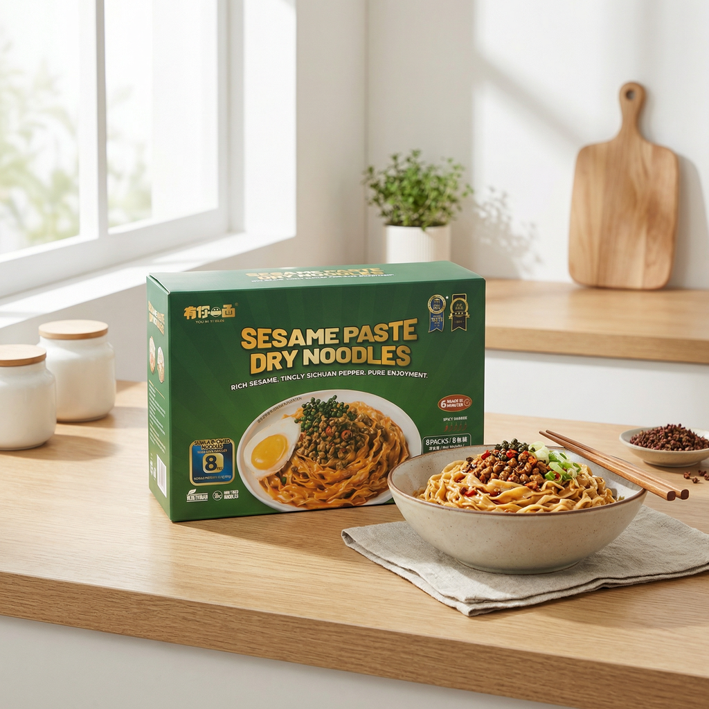 Huiji Youniyimian Nouilles sèches à la pâte de sésame 1080 g