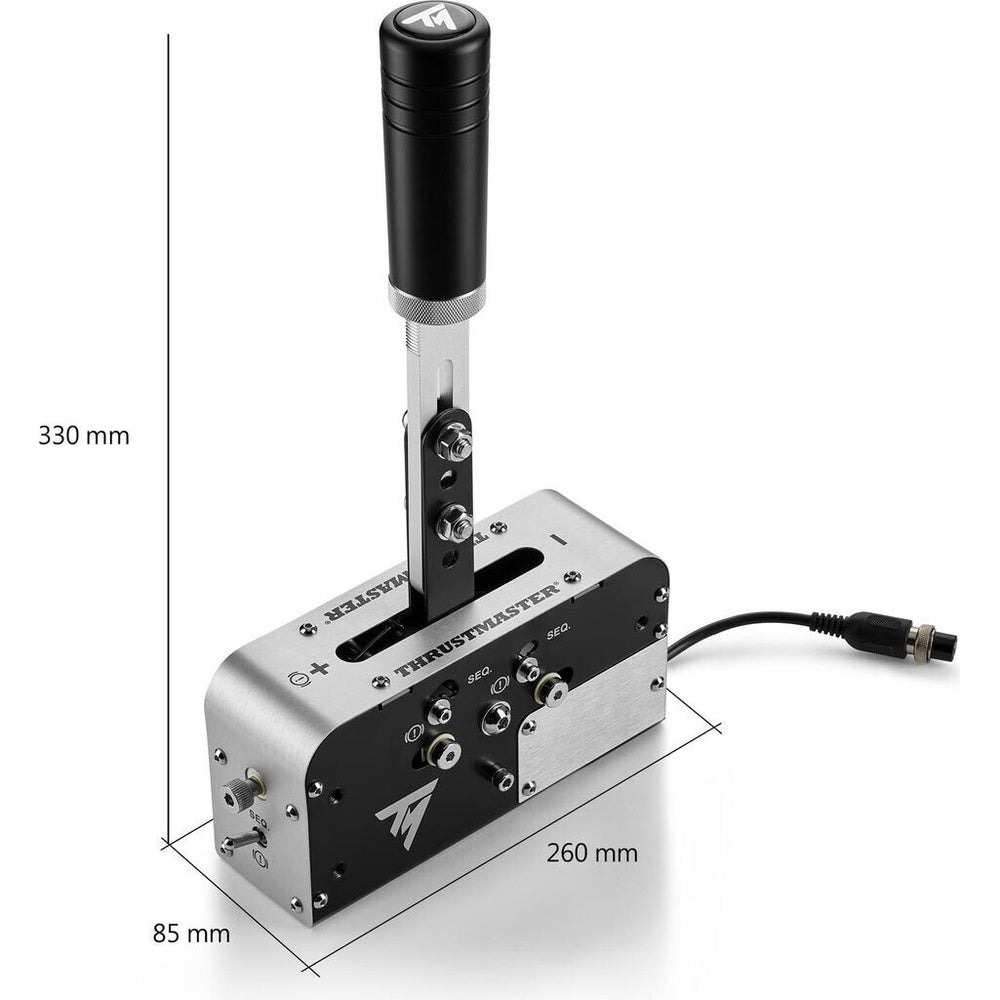 Thrustmaster TSS Handbrake Sparco Mod - Frein à main 2 en 1 & Sélecteur séquentiel, Technologie H.E.A.R.T., Compatible PC/PS/Xbox, Vente au détail