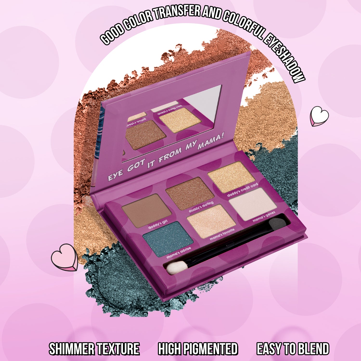 Misslyn Eye Love It Palette de fards à paupières 4 Eye Got It From My Mama!