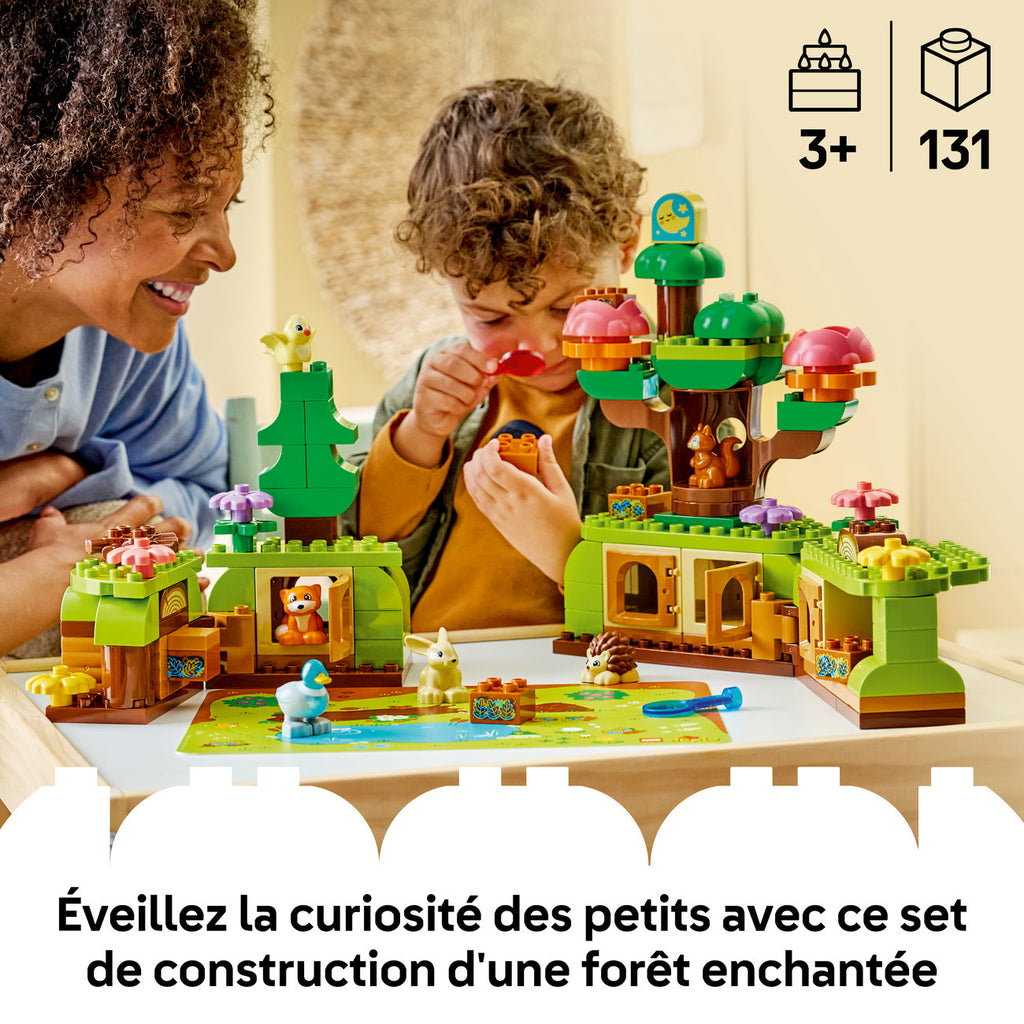 LEGO DUPLO Town 10480 Découverte de la forêt avec des animaux sauvages