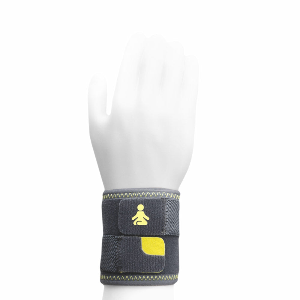 FITPADDY WS01 Support de poignet pour Musculation, Tennis, Padel Noir