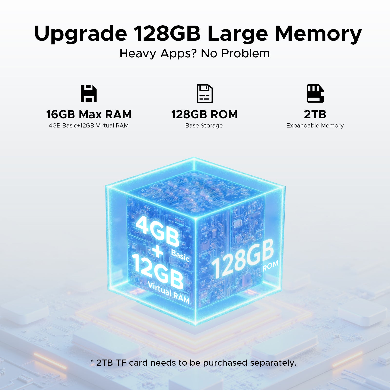 DOOGEE Fire 3 Pro Smartphone Rugged Android 15 IA, 16 Go + 128 Go / 2 To Octa-Core, 8350 mAh / 18 W, 5,5" HD+ IPS, 4G Double SIM, 16 MP / Widevine L1 / Prise Jack 3,5 mm / Face ID / OTG / NFC