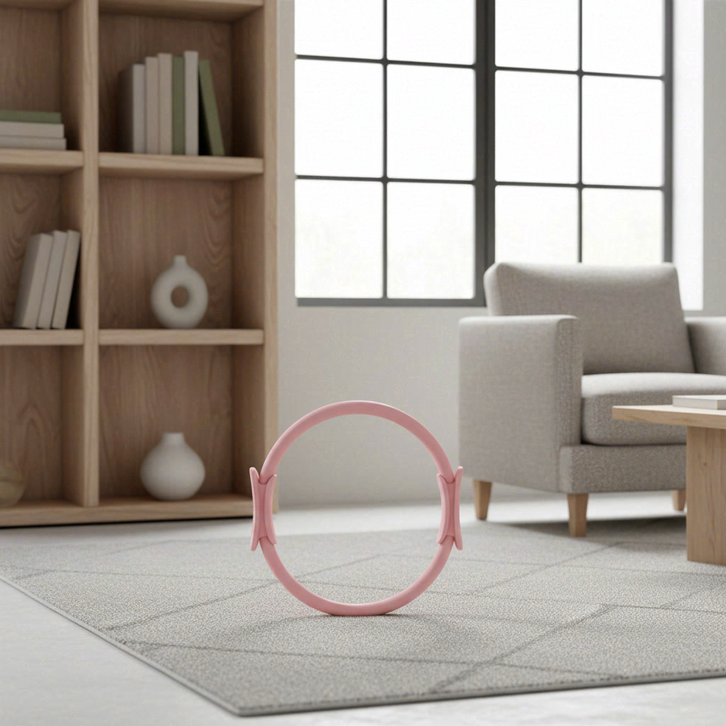 FITPADDY PRING01PK Anneau de Pilates en EVA 38 cm Rose