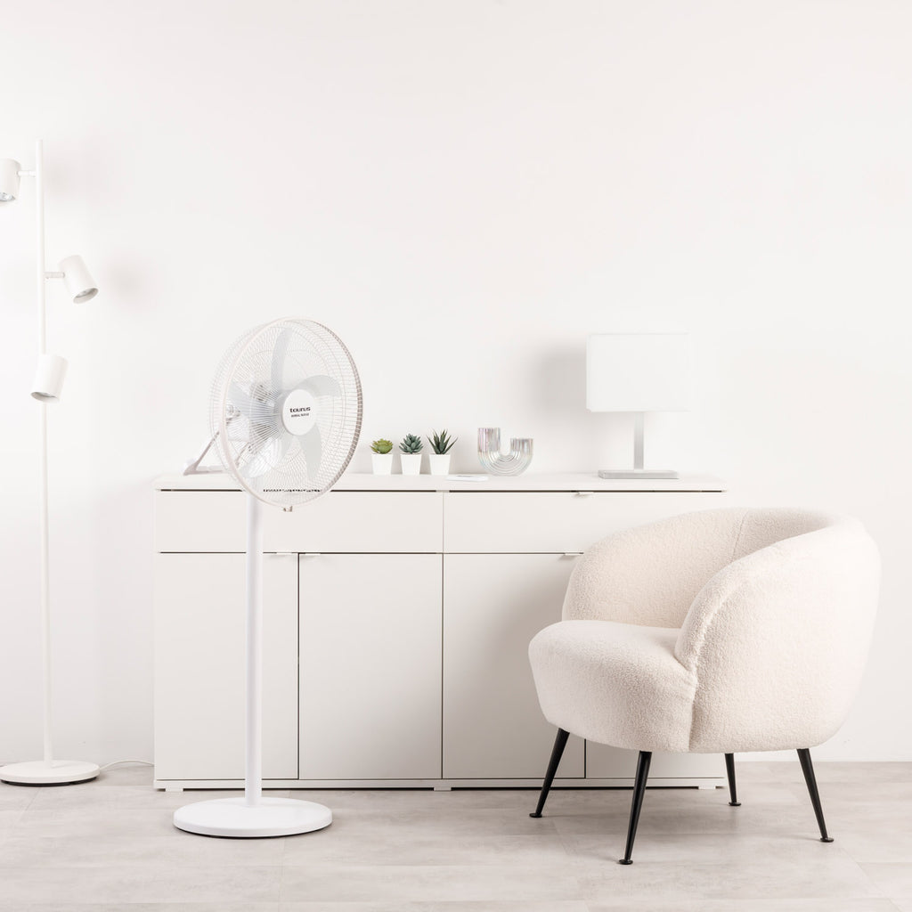 Taurus Ventilateur sur pied 40cm 35w 5 vitesses blanc boreal 16 cr - BOREAL16CRGO