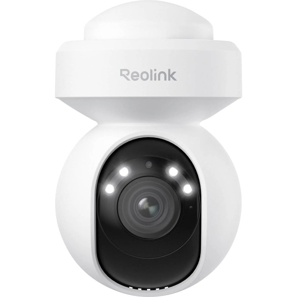 REOLINK E540 Caméra Wi‑Fi d’extérieur 2K+ 5 MP avec zoom optique 3x, panoramique et inclinaison – Blanc