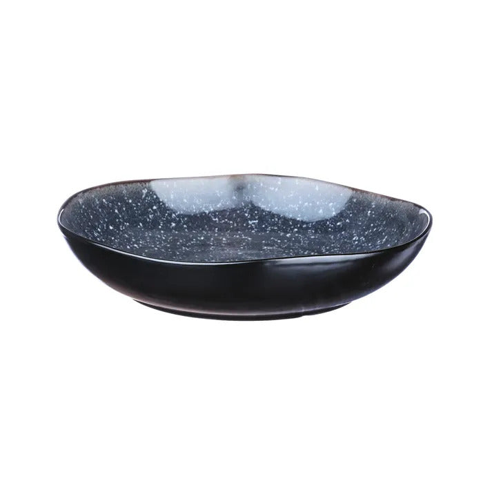 Björn IRIS ensemble de bols à fruits - En céramique, 2 pièces, Bleu nuit - Ø27,5 cm et Ø32,5 cm