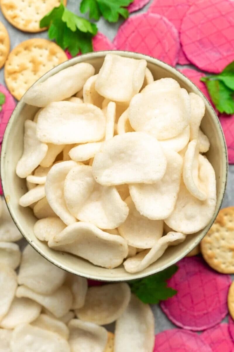 Sa Giang Kerupuk Udang - Chips de crevettes à frire 1 kg