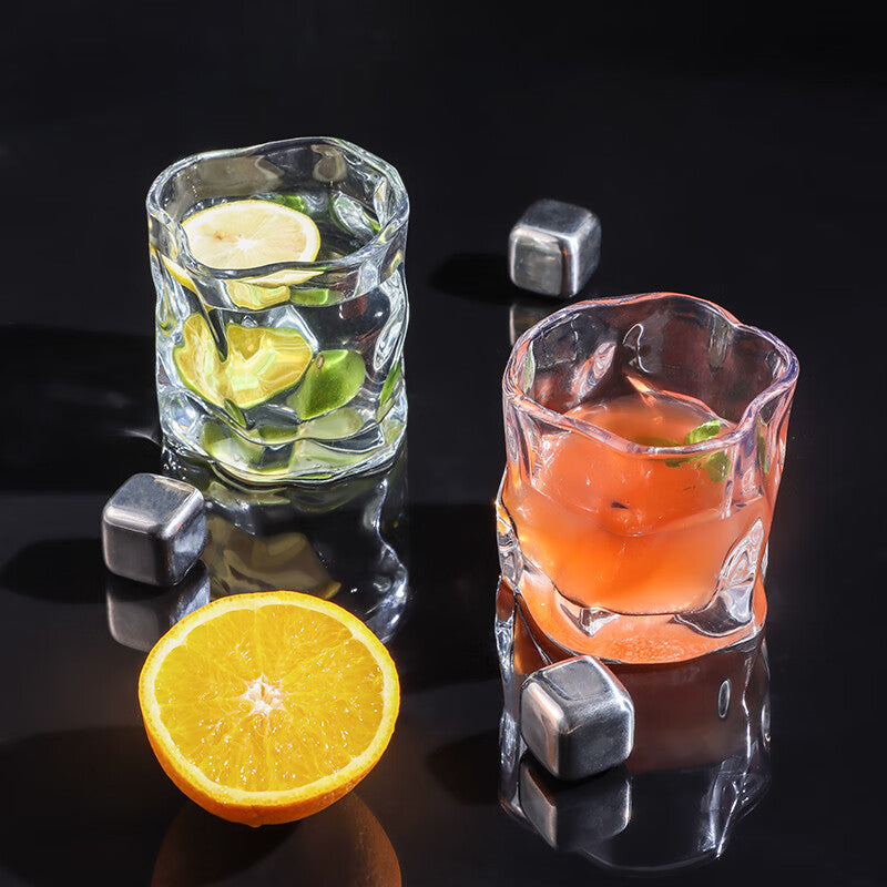 BJ Verres à Whisky 250ml, Set de 2 Pièces
