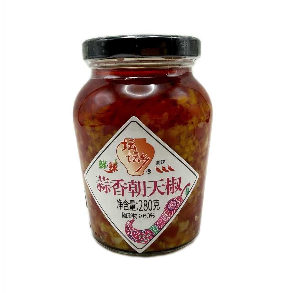 TanTanXiang Sauce chili Chao Tian saveur ail 280 g