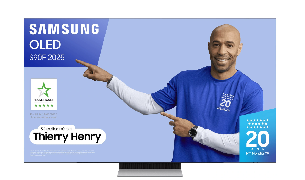 Samsung Téléviseur OLED TQ55S90F 140 cm 2025