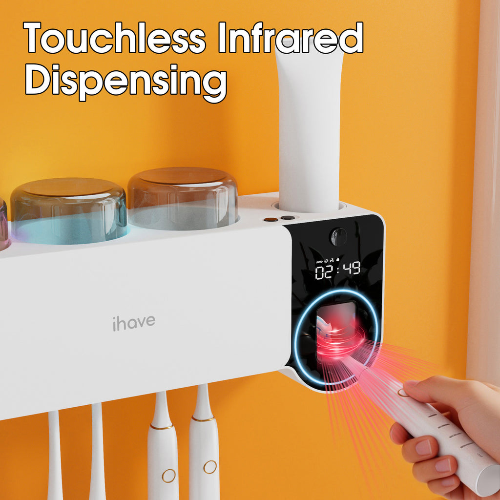 iHave F903 Stérilisateur de brosse à dents avec porte-brosse à dents