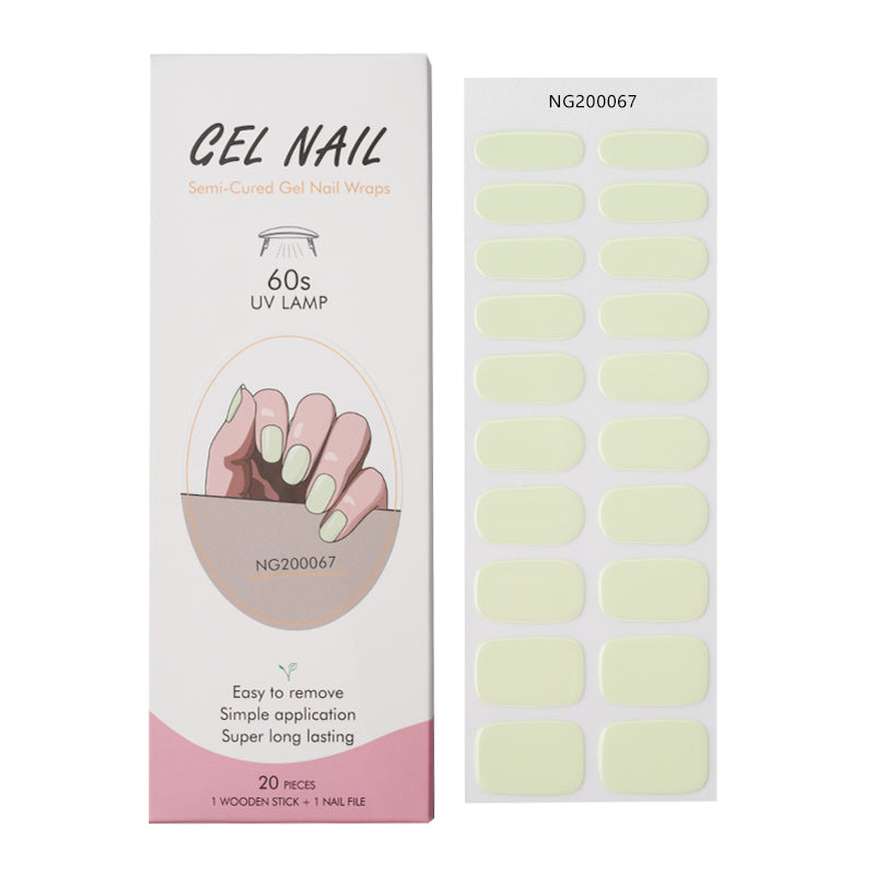 MeoMagic 14-29 Autocollants gels pour ongles - 20 pièces