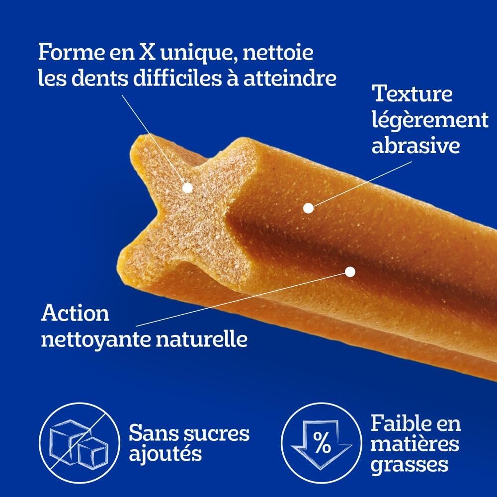 Pedigree Dentastix Friandises pour Chiens Soin Dentaire 1 Mois 25 kg+, 28 Bâtonnets