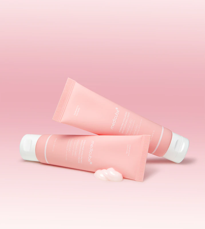 medicube Crème hydratante à l'ADN de saumon PDRN et à l'acide hyaluronique rose - Apaisante